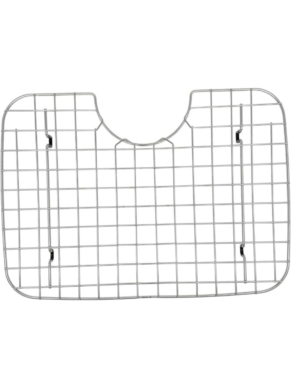Premium Stainless Steel D-Shape Sink Protector Grid - Durable Kitchen Accessory